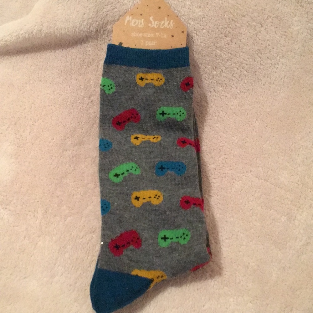 Gamers Novelty Socks for Men shoe size 7-12 NWOT